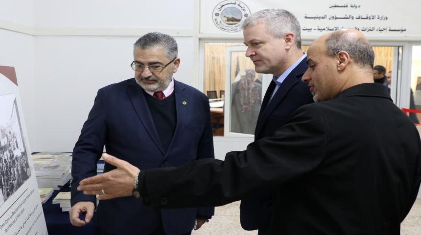 ميثاق تستقبل رئيس المكتب الأمريكي للشؤون الفلسطينية في وزارة الخارجية الامريكية " جورج نول " 