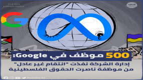انتقام غير عادل نفذته جوجل ضد موظفة تضامنت مع فلسطين”