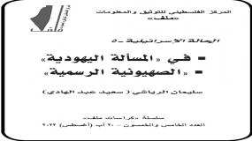 العدد 55 من «كراسات ملف»: « المسألة اليهودية ونشوء الصهيونية»