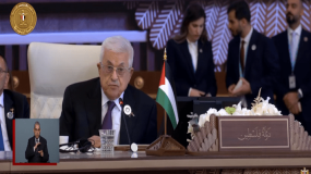 ألرئيس  محمود عباس يدعو لتبنى خطة عربية لوقف الحرب وتحقيق السلام